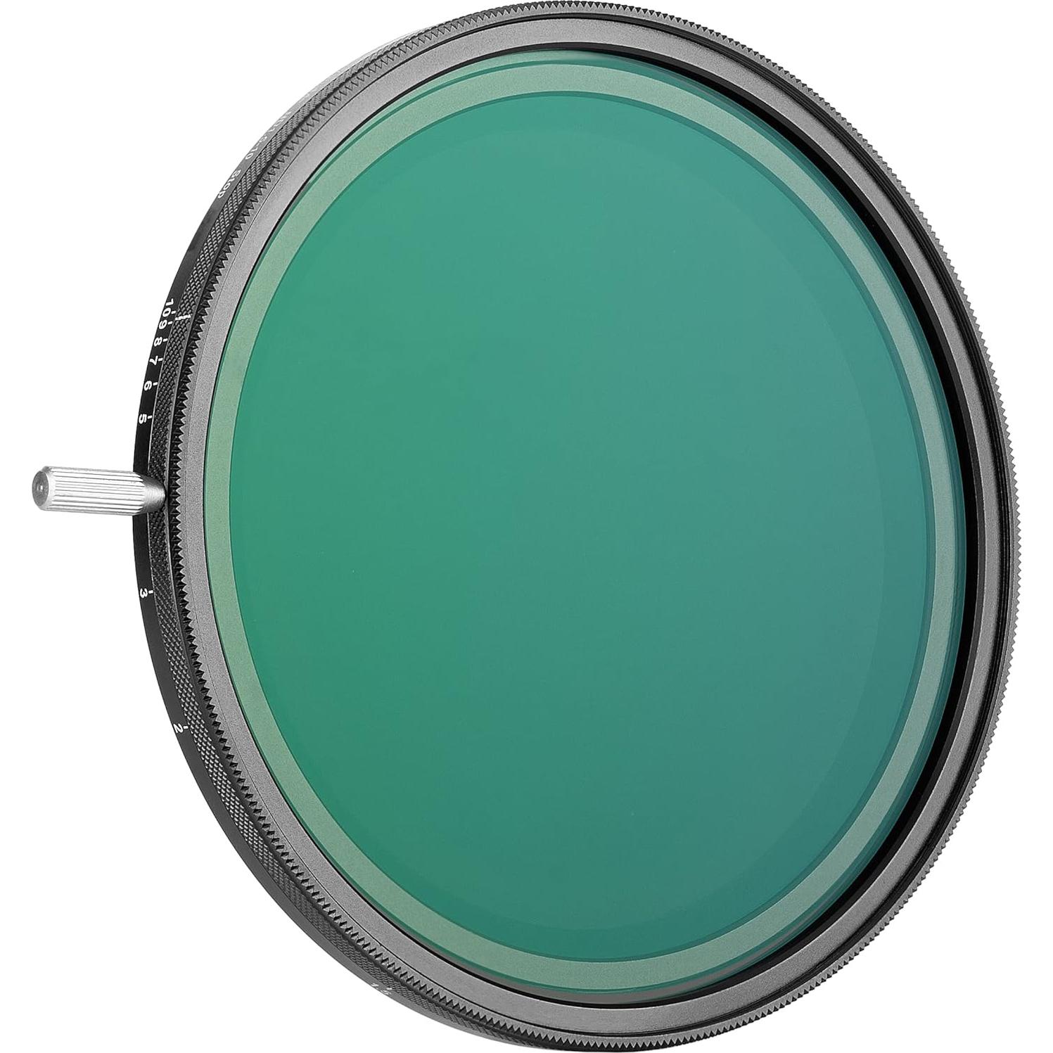 Filtro ND Variable Kase Wolverine 77mm 1.5-10 Paradas Anti-Rotación