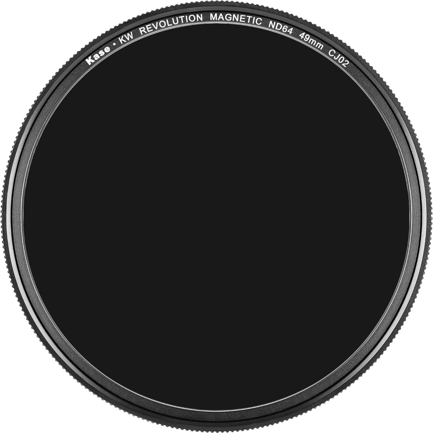 Filtro de Vidrio Óptico Templado Kase ND64 49mm con Adaptador