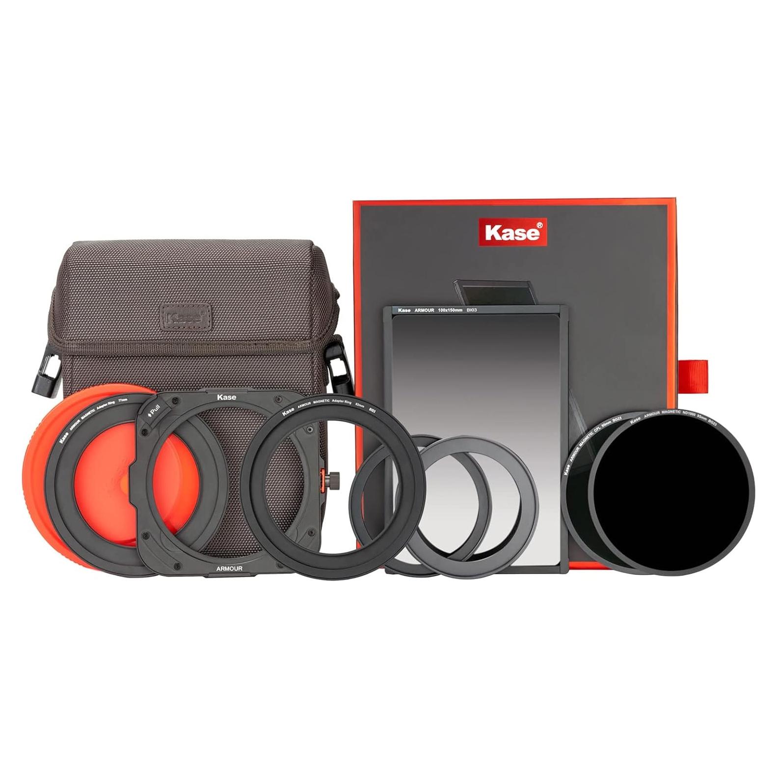 Filtro Magnético Kase Armour CPL ND1000 95mm y Adaptadores