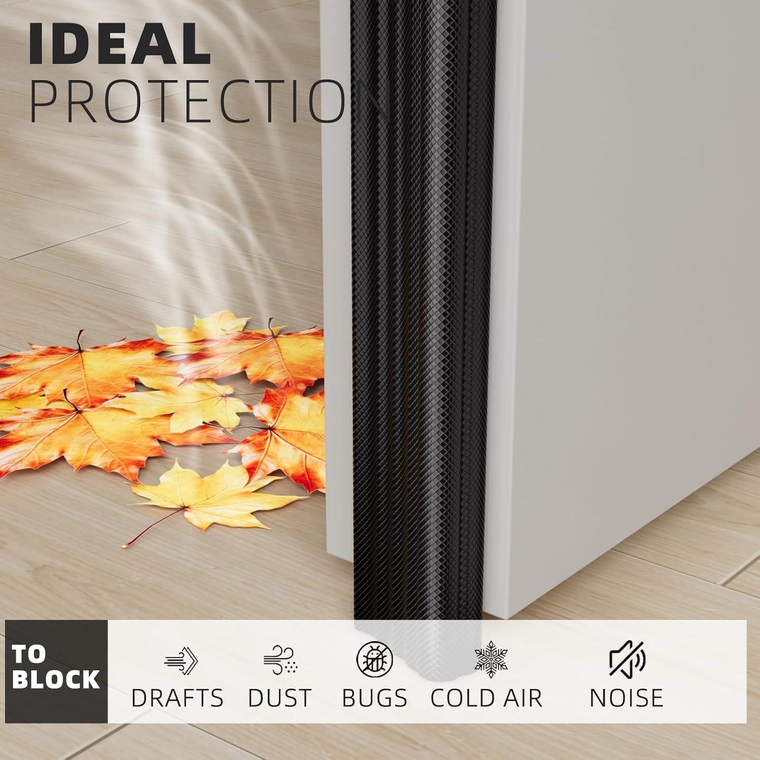 Tira de Sellado Conwang 2 Pcs 498.4 cm Aislante Puertas Ventanas