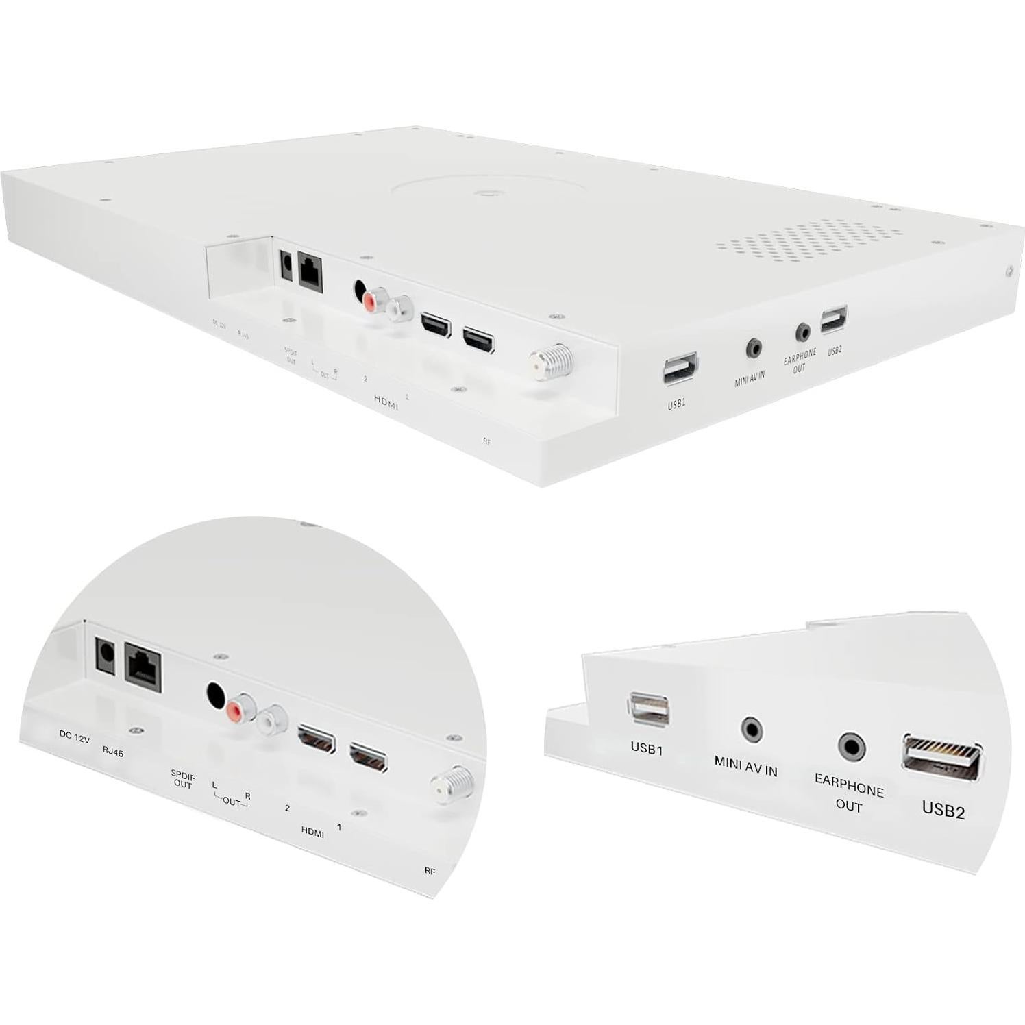 Televisor de Cocina SYLVOX 15.6" 1080P Plegable WiFi Bluetooth