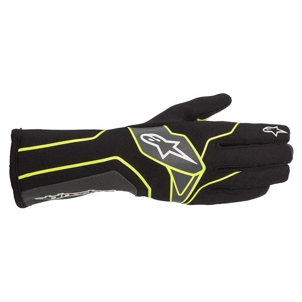 Guantes Alpinestars TECH-1 K V2 Negro Pequeño Karting
