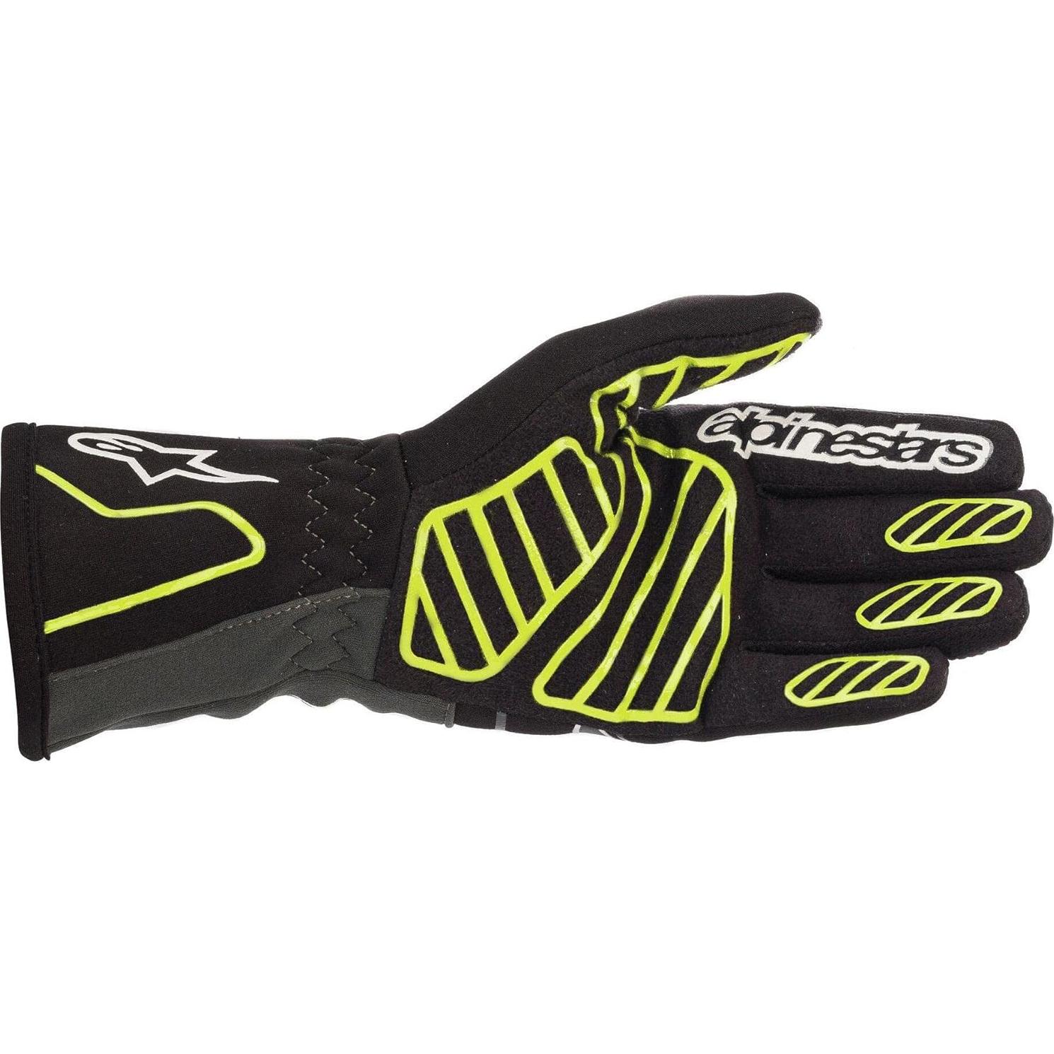 Guantes Alpinestars TECH-1 K V2 Negro Pequeño Karting
