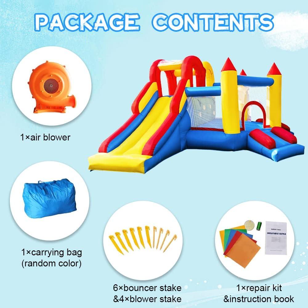 Casa Inflable para Niños Umbalir 3-8 años 3.74x3.05m