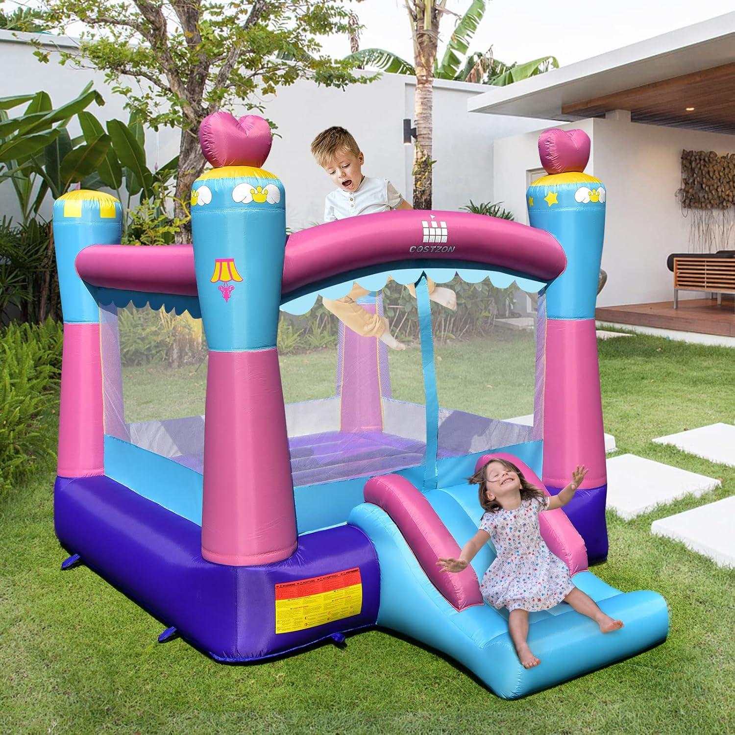 Casa Inflable de Salto Costzon Princesa 4x3.2m para Niños