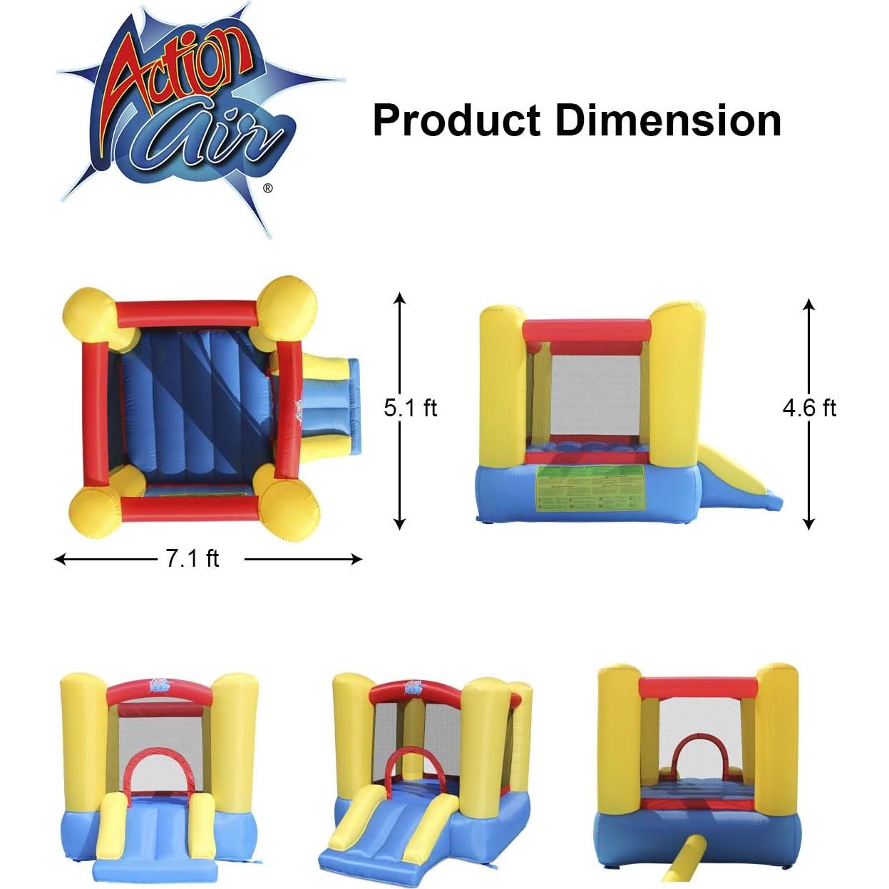 Castillo Inflable Action Air 9309Y para Niños 3-4 Años