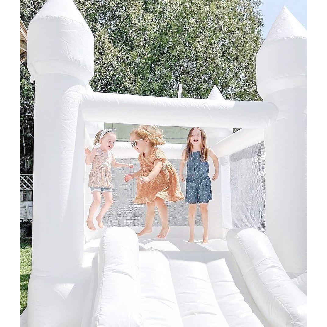 Castillo Inflable Blanco iLink-outer 261x180x229 cm para Niños