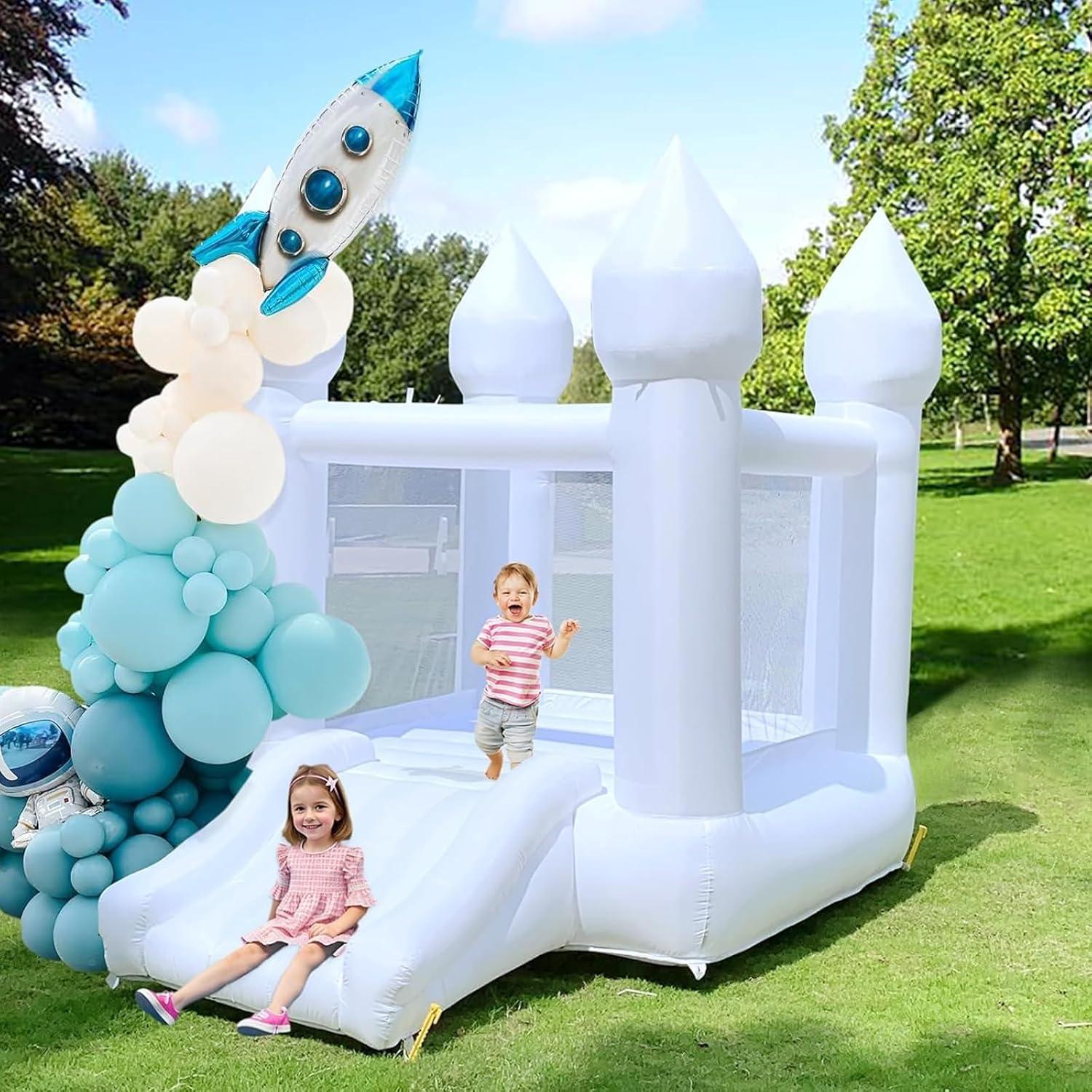 Castillo Inflable Blanco iLink-outer 261x180x229 cm para Niños