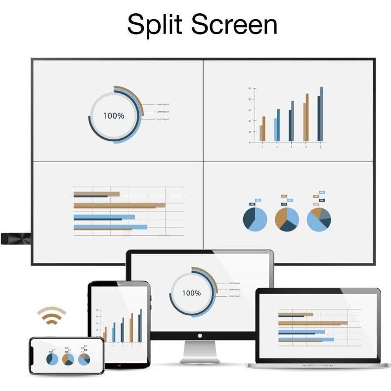 Dongle EZCast PRO II HDMI Inalámbrico 4K 5G, Pantallas Divididas