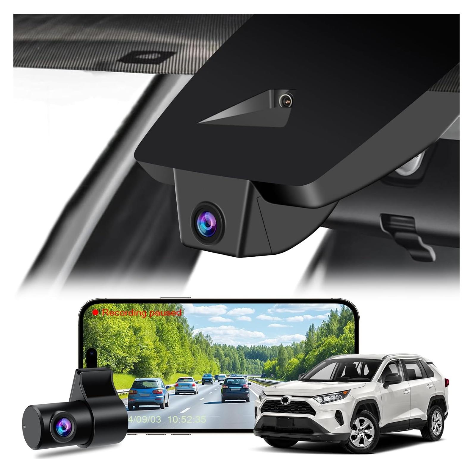 Cámara Dash Dual 4K + 1080P KuTaiTai para Toyota RAV4 2022-2025