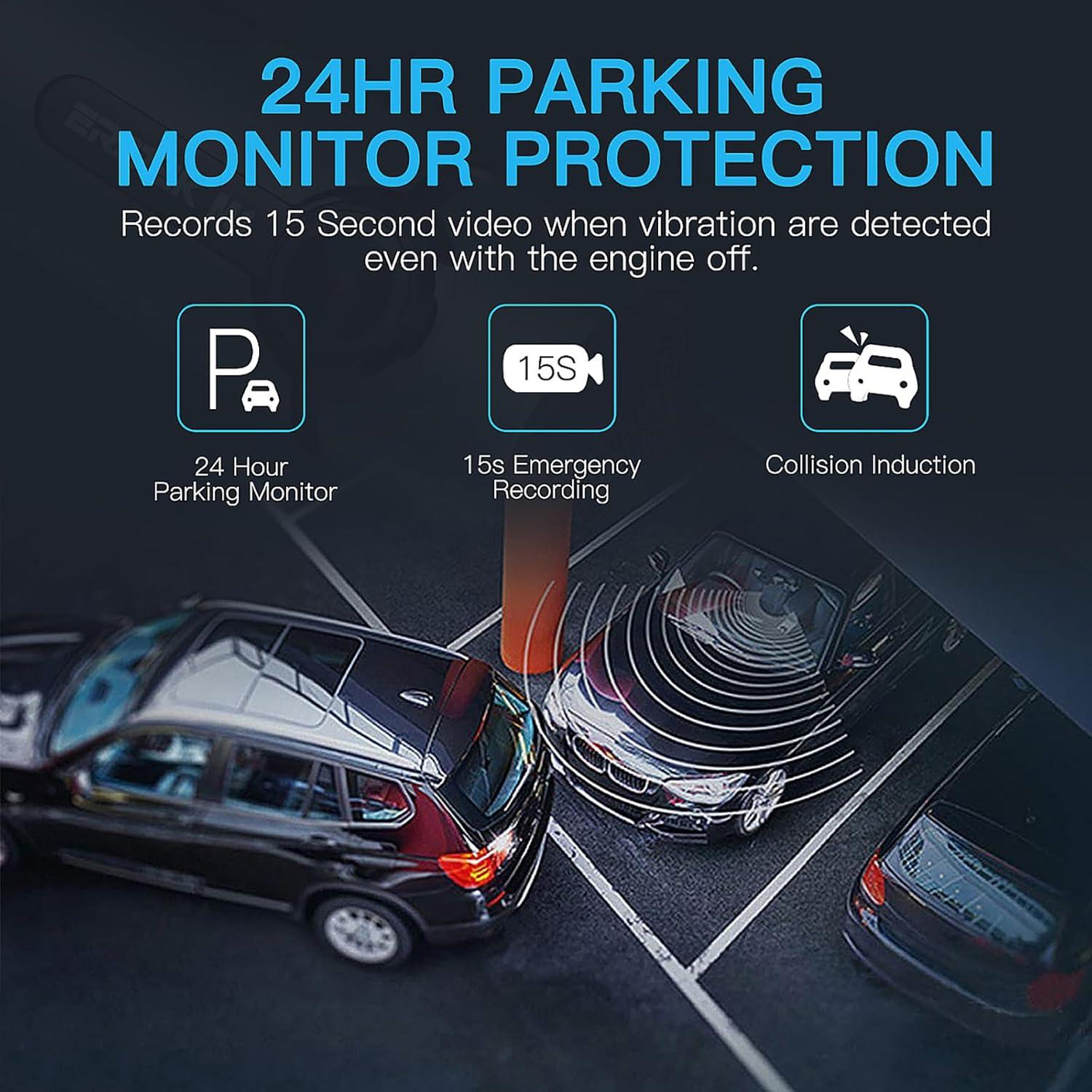 Cámara de Tablero QNY Full HD 1080P 3 Canales con Sensor G