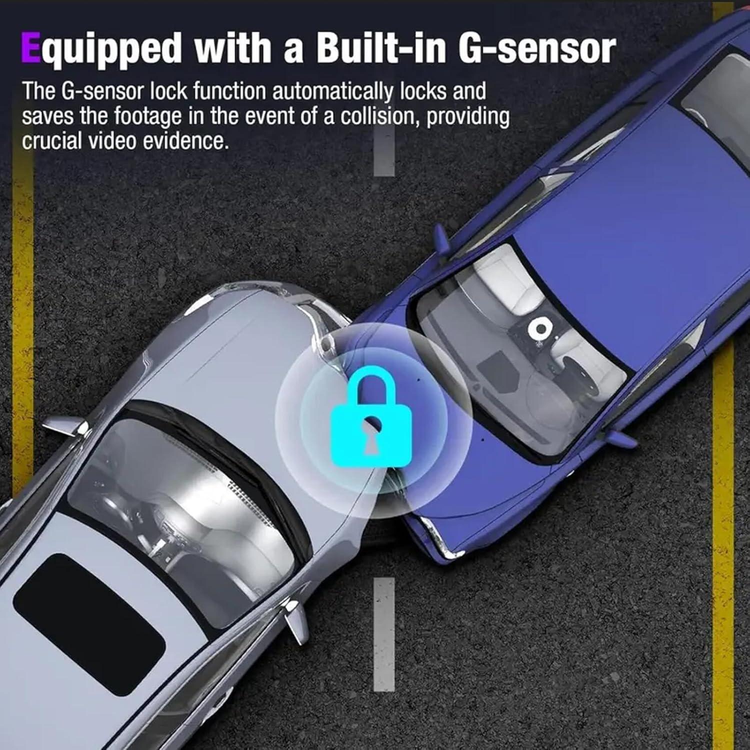 Cámara de Tablero QNY Full HD 1080P 3 Canales con Sensor G