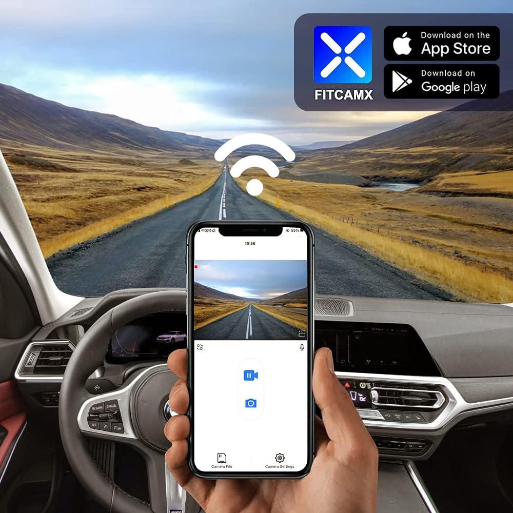 Cámara Dash Dual 4K+1080P Fitcamx para BMW 3/4 M3/M4 2020-2024