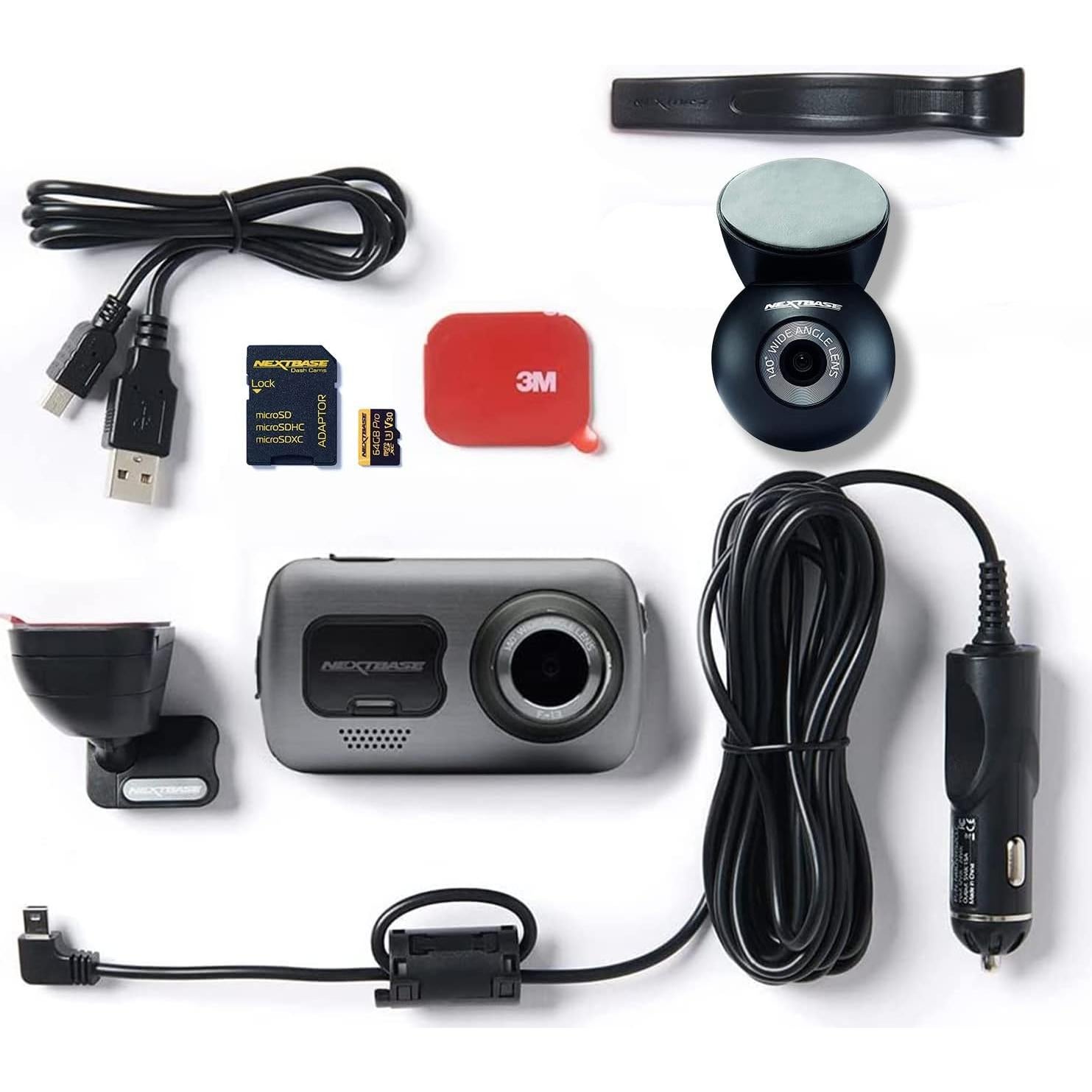 Cámara Dash Nextbase 622GW con Cámara Trasera y 64GB