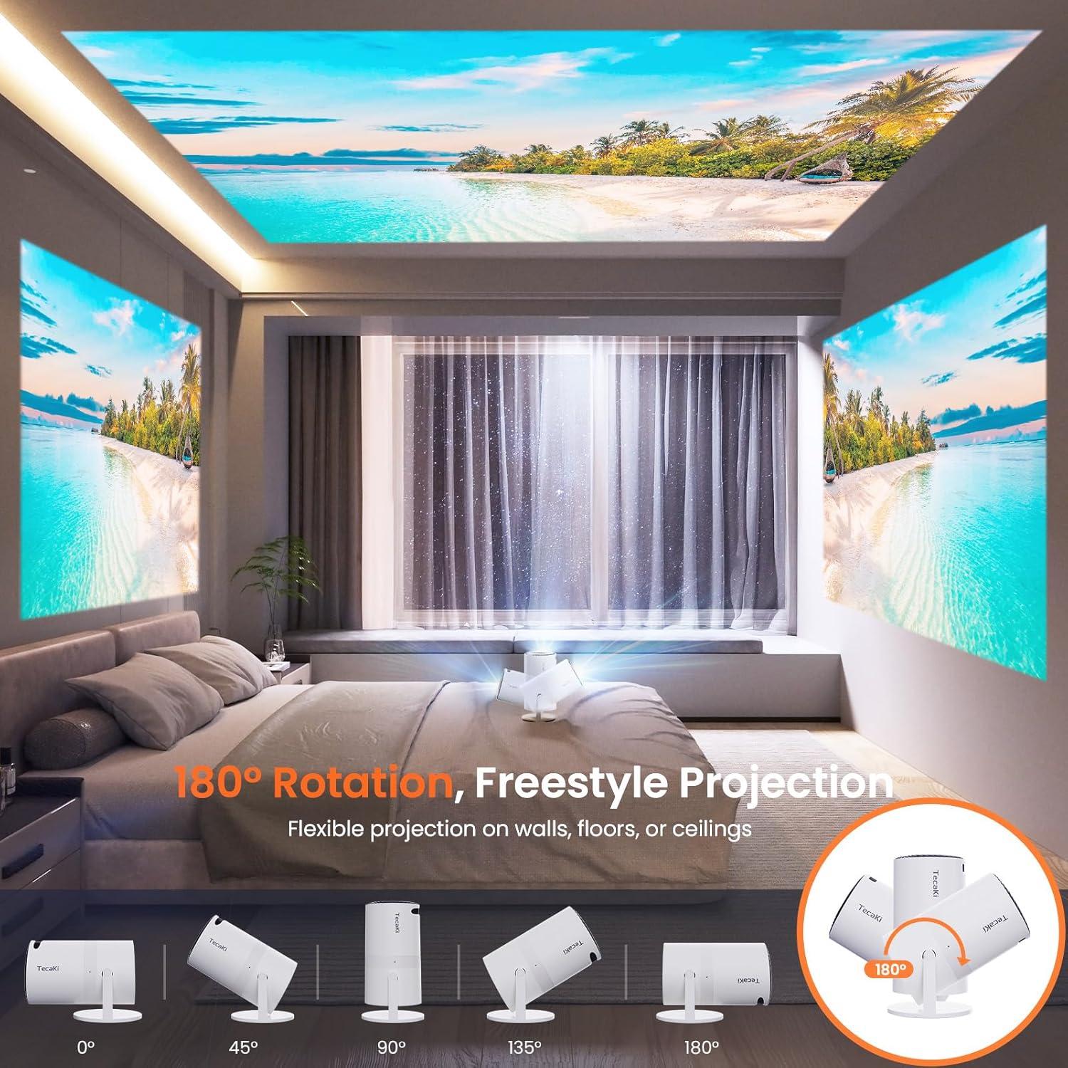 Proyector Mini Portátil Tecaki X3 1080P HD Bluetooth 5.2