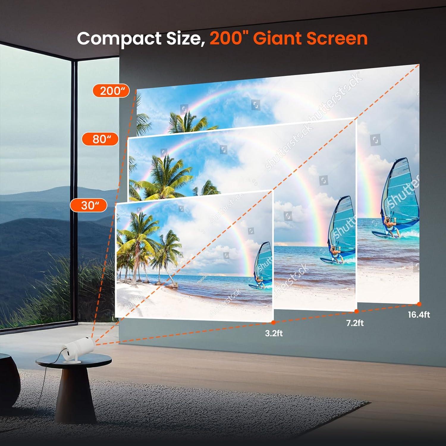 Proyector Mini Portátil Tecaki X3 1080P HD Bluetooth 5.2