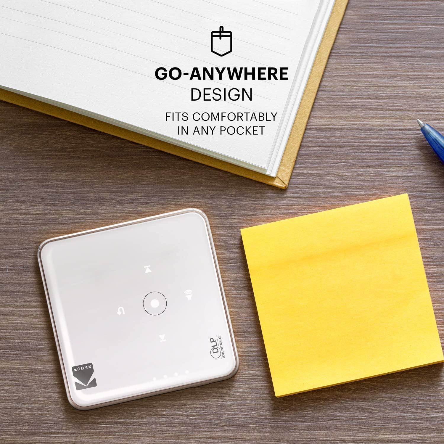 Proyector DLP Portátil Kodak RODPJS75 - HD 1080p, 100"