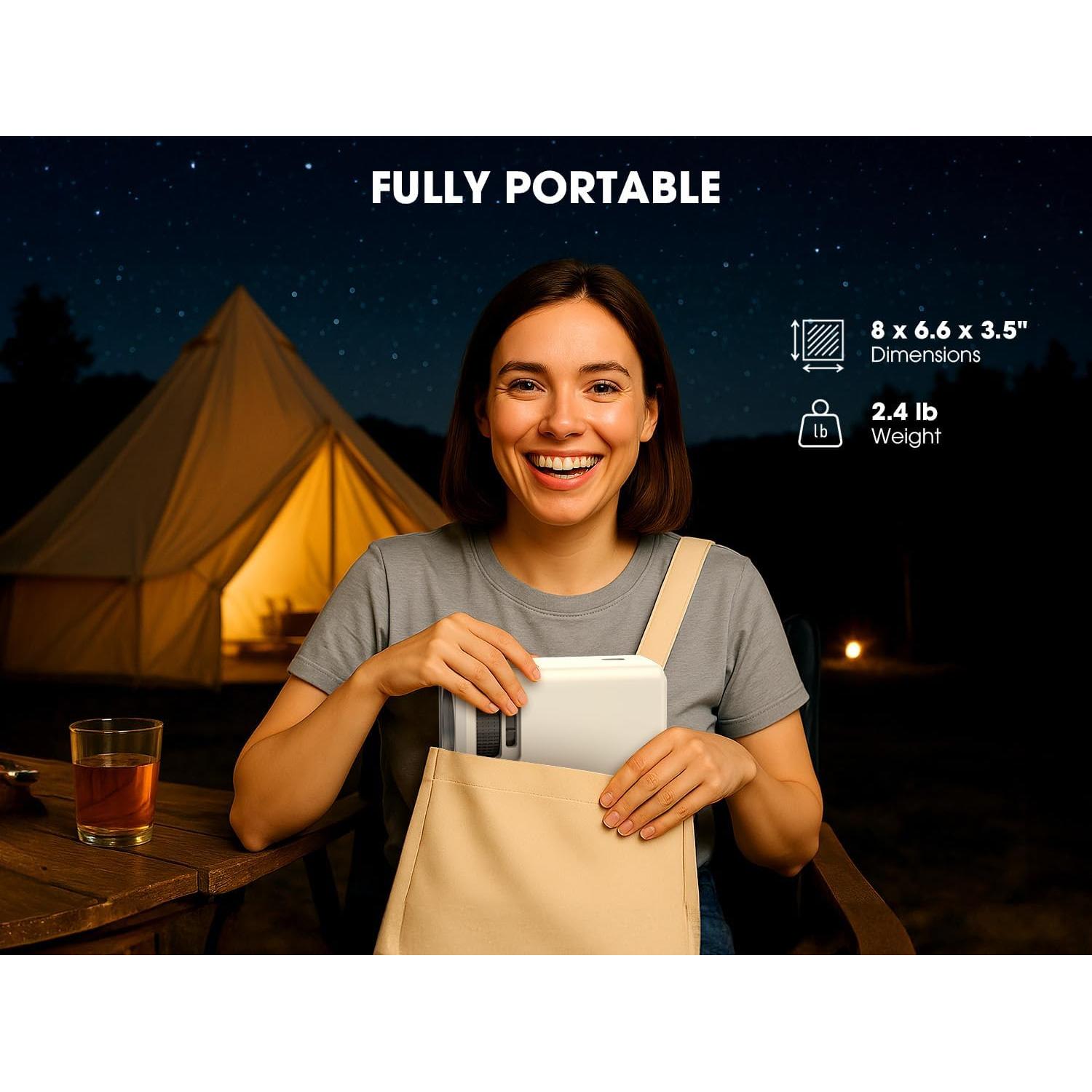 Proyector Inteligente VIZONY DP04 Pro Nativo 1080P WiFi Bluetooth