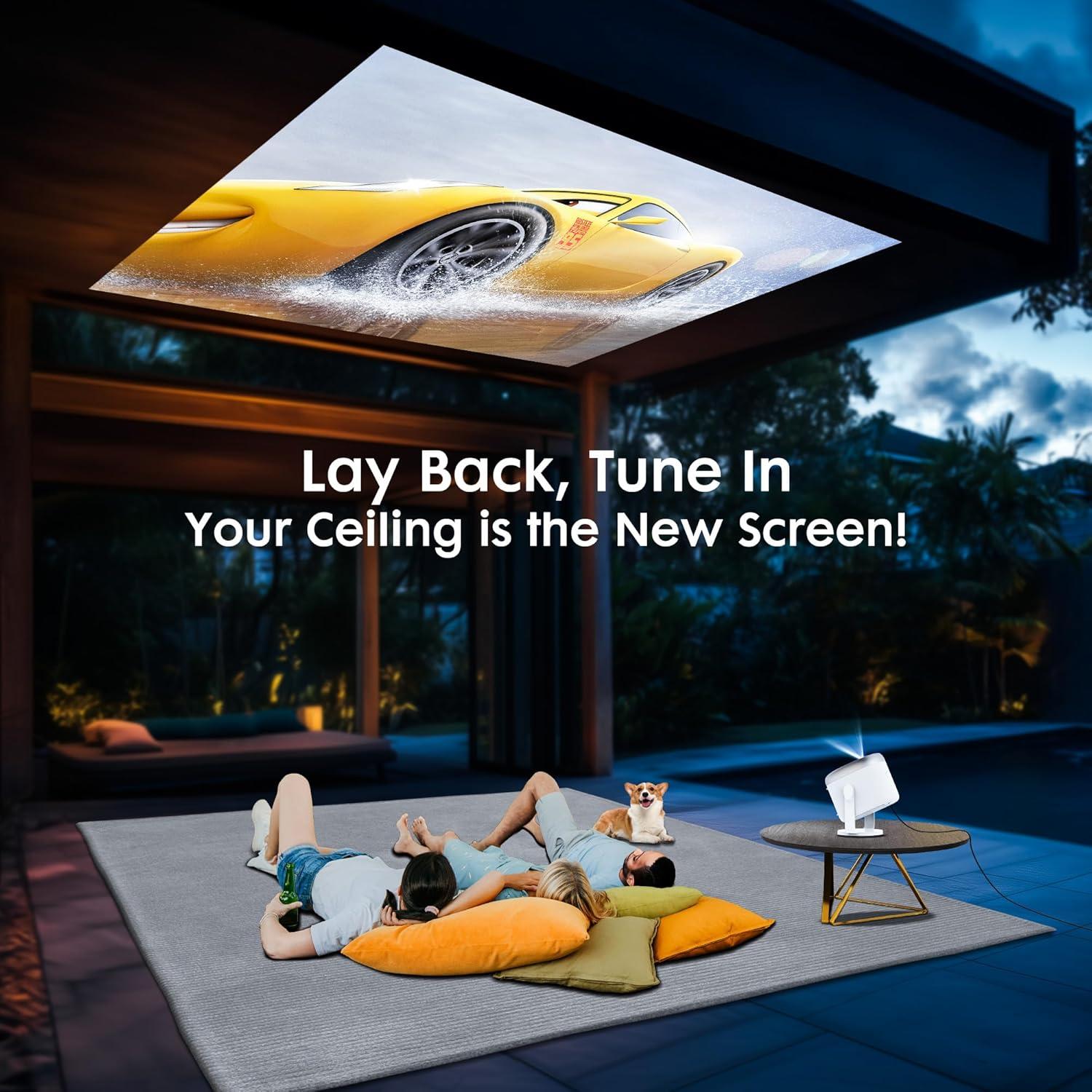 Proyector Mini Portátil EXTRAVIS H1 500 Lúmenes 1080P WiFi Bluetooth