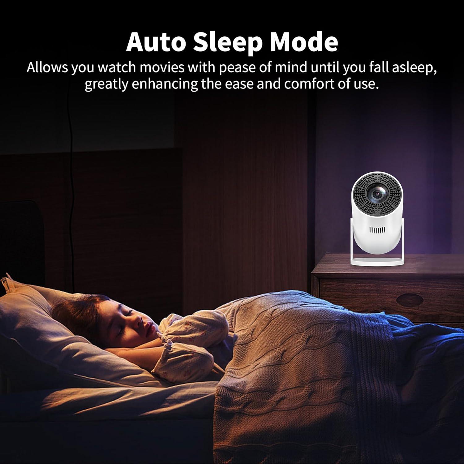 Mini Proyector Portátil Sainellor 1080P Soporte 270° HDMI USB