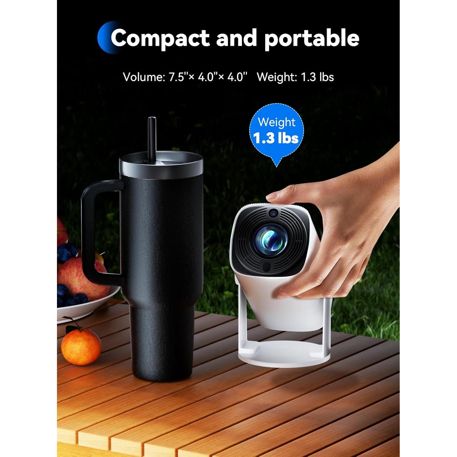 Mini Proyector SOOMFON SK1 1080P Bluetooth Portátil 0.59 kg