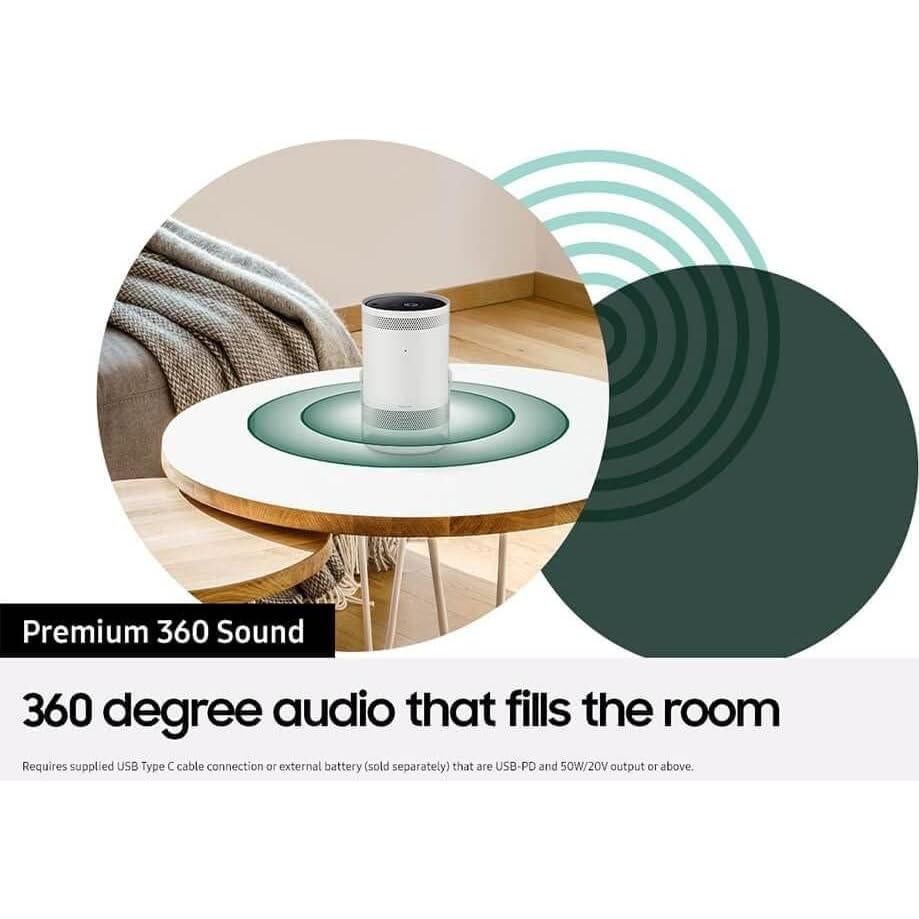 Proyector Portátil Inteligente Samsung The Freestyle FHD 1080p