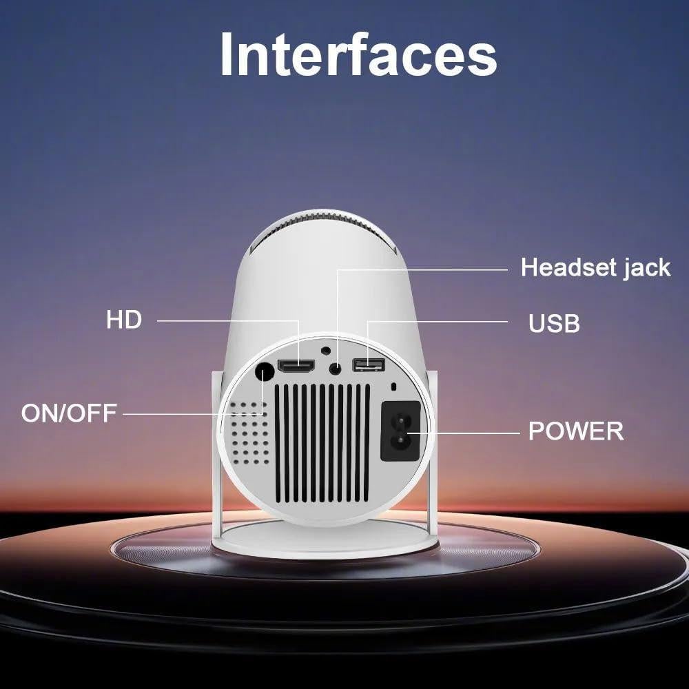 Mini proyector 4K FOSENHL portátil Android 11.0 WiFi Bluetooth