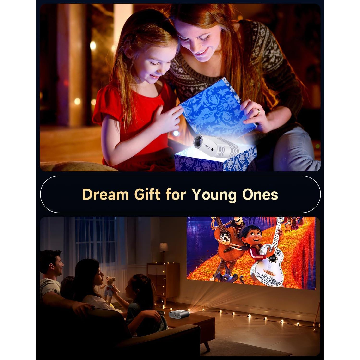 Mini Proyector Antmap VF320 1080P WiFi Bluetooth Portátil