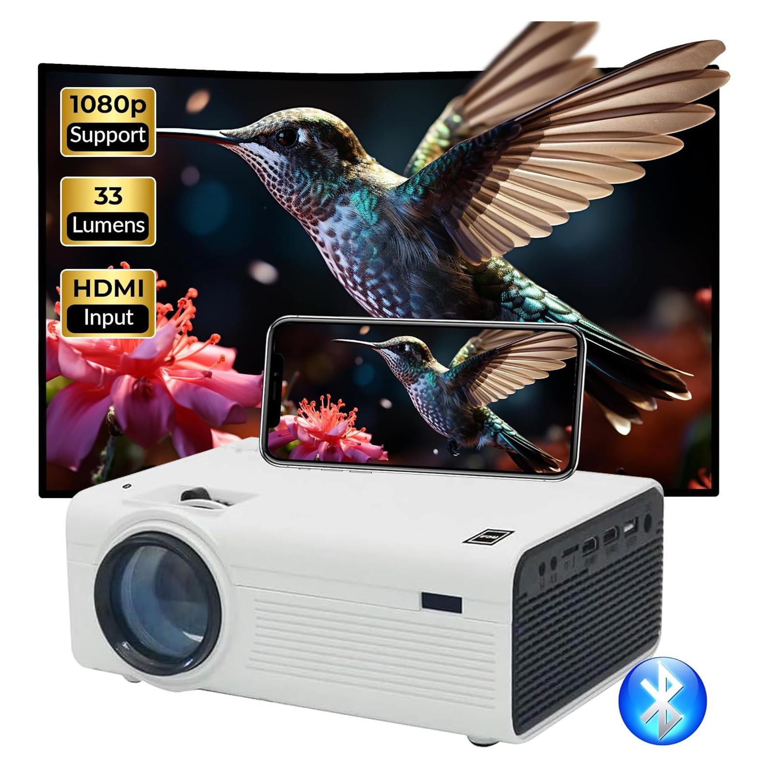 Proyector RCA RPJ199COMBO Bluetooth con Pantalla 100" Plegable