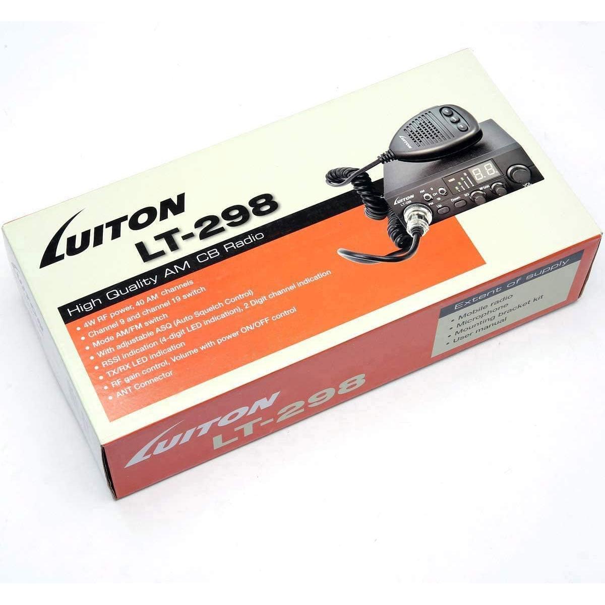 Radio CB LUITON LT-298 40 Canales Compacta 12-24V