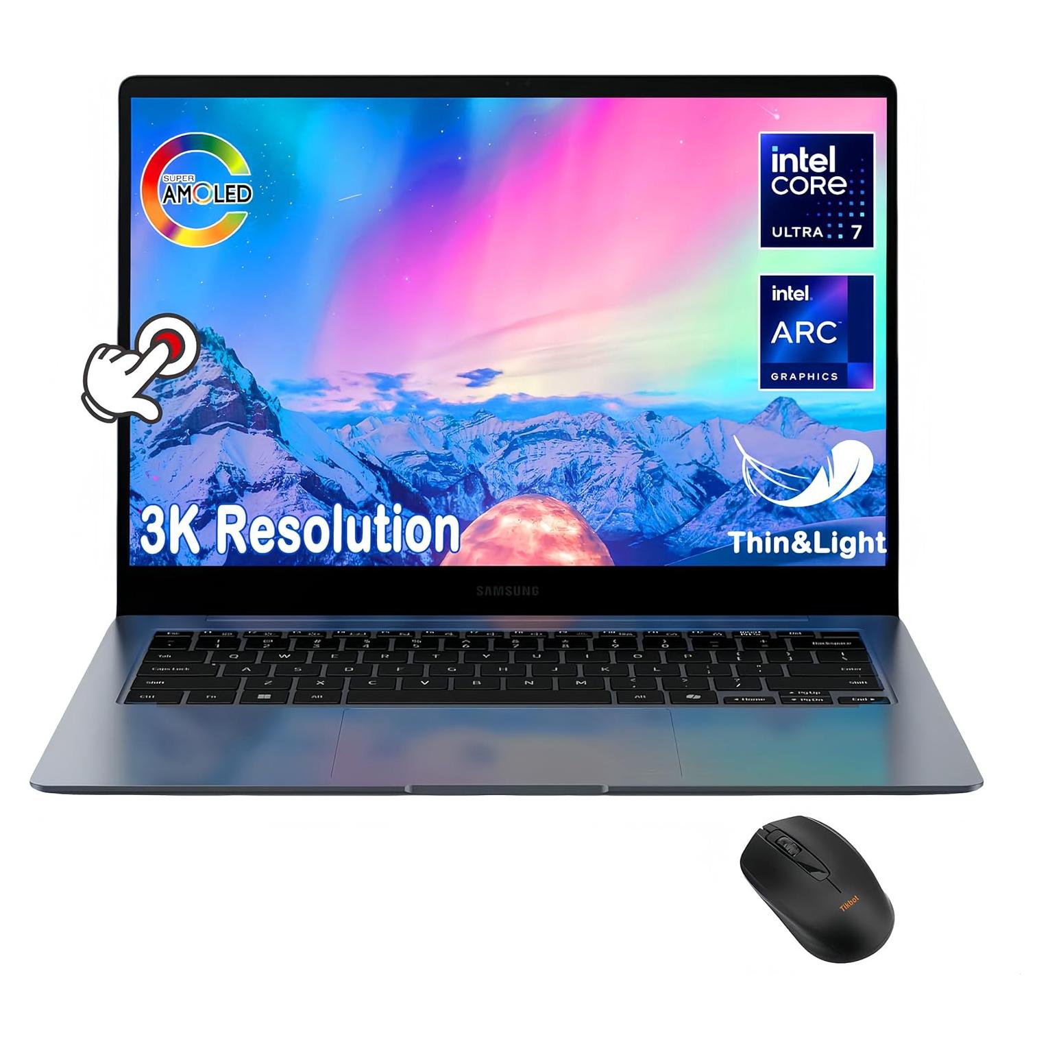 Laptop Samsung Galaxy Book4 Pro 14" 3K AMOLED, Intel Core Ultra 7, 16GB RAM, 512GB SSD