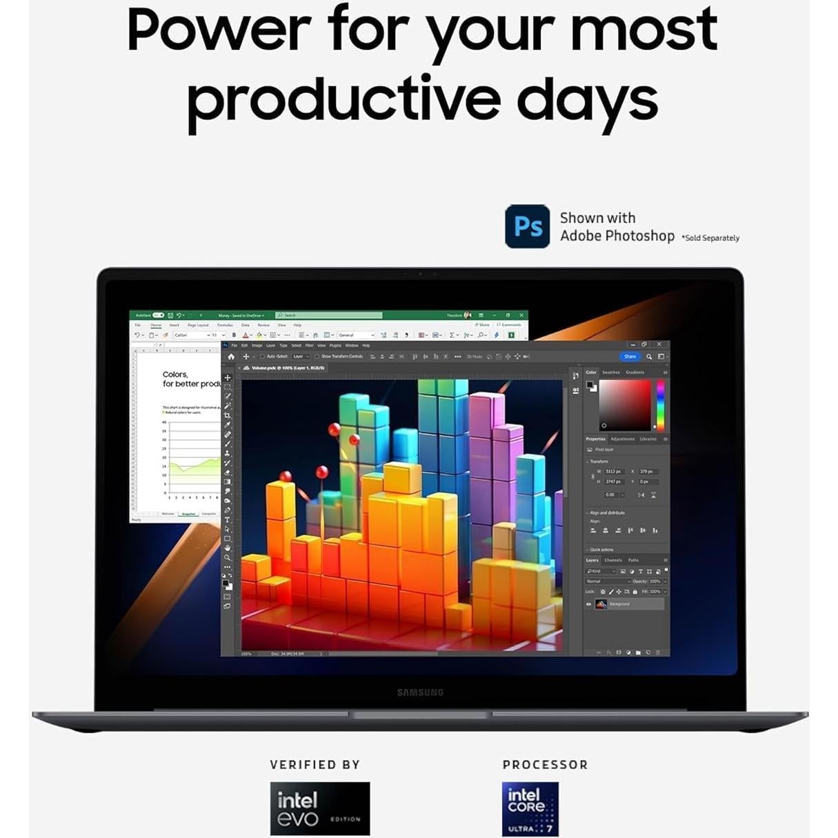 Laptop Samsung Galaxy Book4 Pro 14" 3K AMOLED, Intel Core Ultra 7, 16GB RAM, 512GB SSD