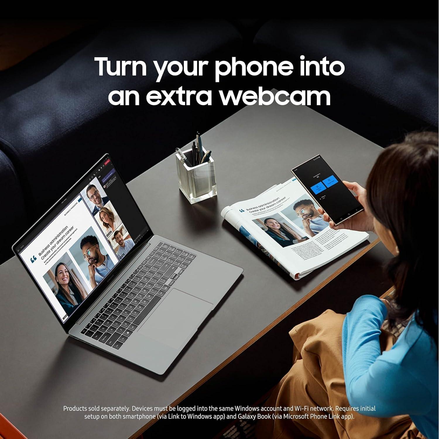 Laptop Samsung Galaxy Book4 Pro 14" 3K AMOLED, Intel Core Ultra 7, 16GB RAM, 512GB SSD