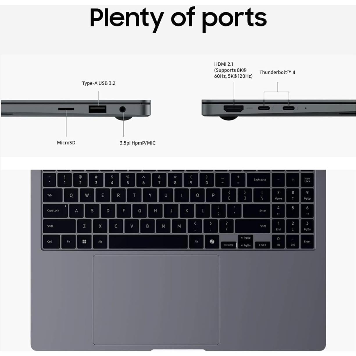 Laptop Samsung Galaxy Book4 Pro 14" 3K AMOLED, Intel Core Ultra 7, 16GB RAM, 512GB SSD