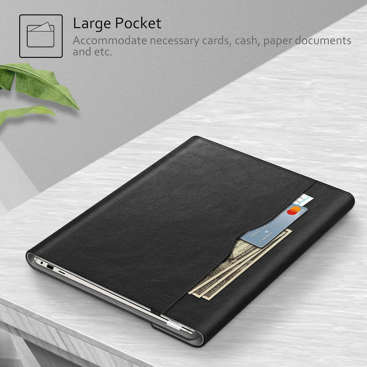 Funda Fintie para Samsung Galaxy Book4/Book3 Pro 14" - Cuero PU Negro
