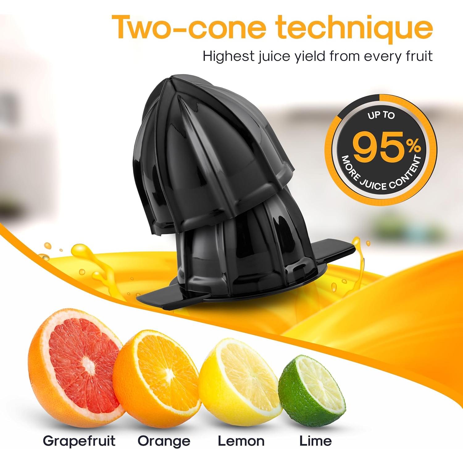 Exprimidor Eléctrico LEBENLANG LBL3386S - 800 ml, Sin BPA