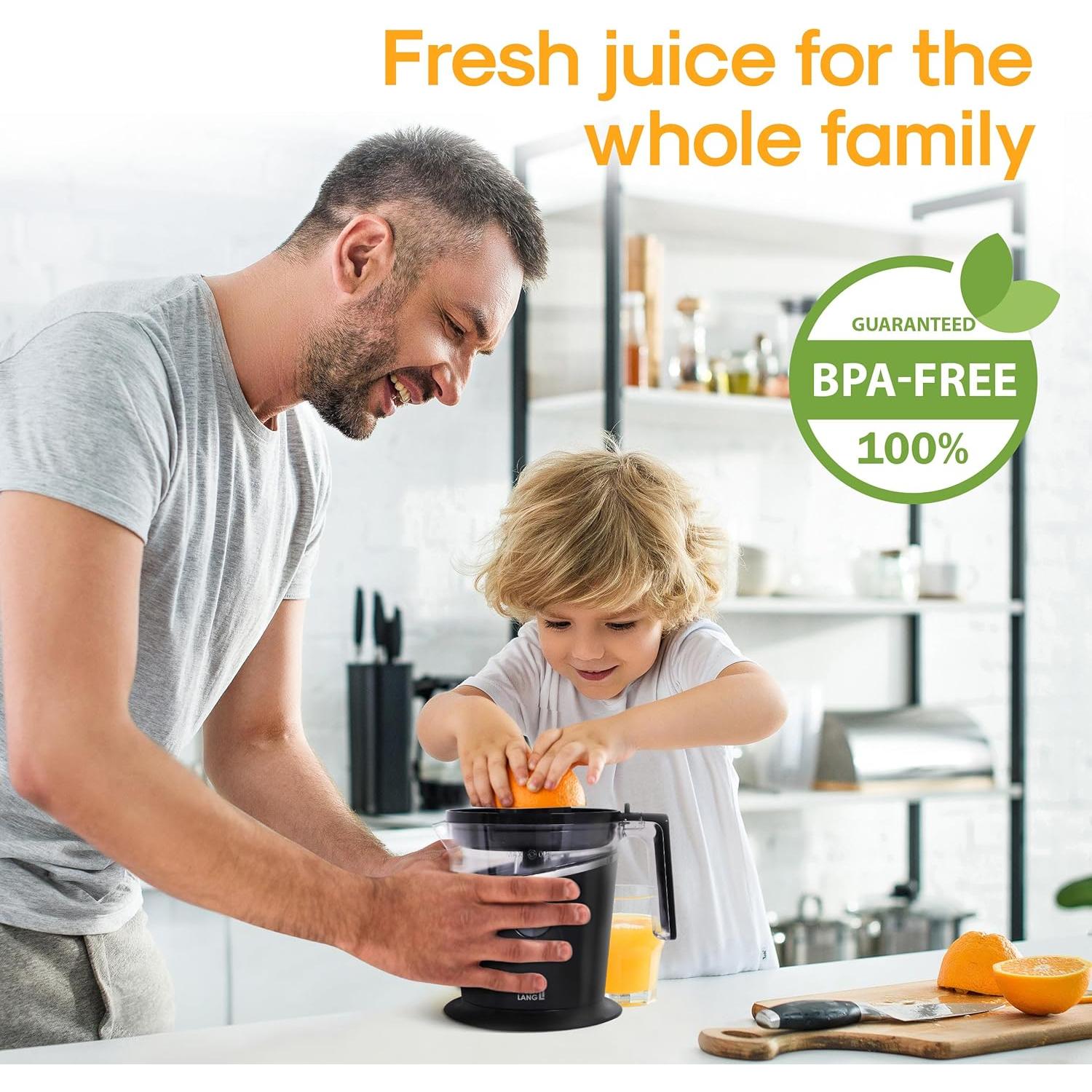 Exprimidor Eléctrico LEBENLANG LBL3386S - 800 ml, Sin BPA