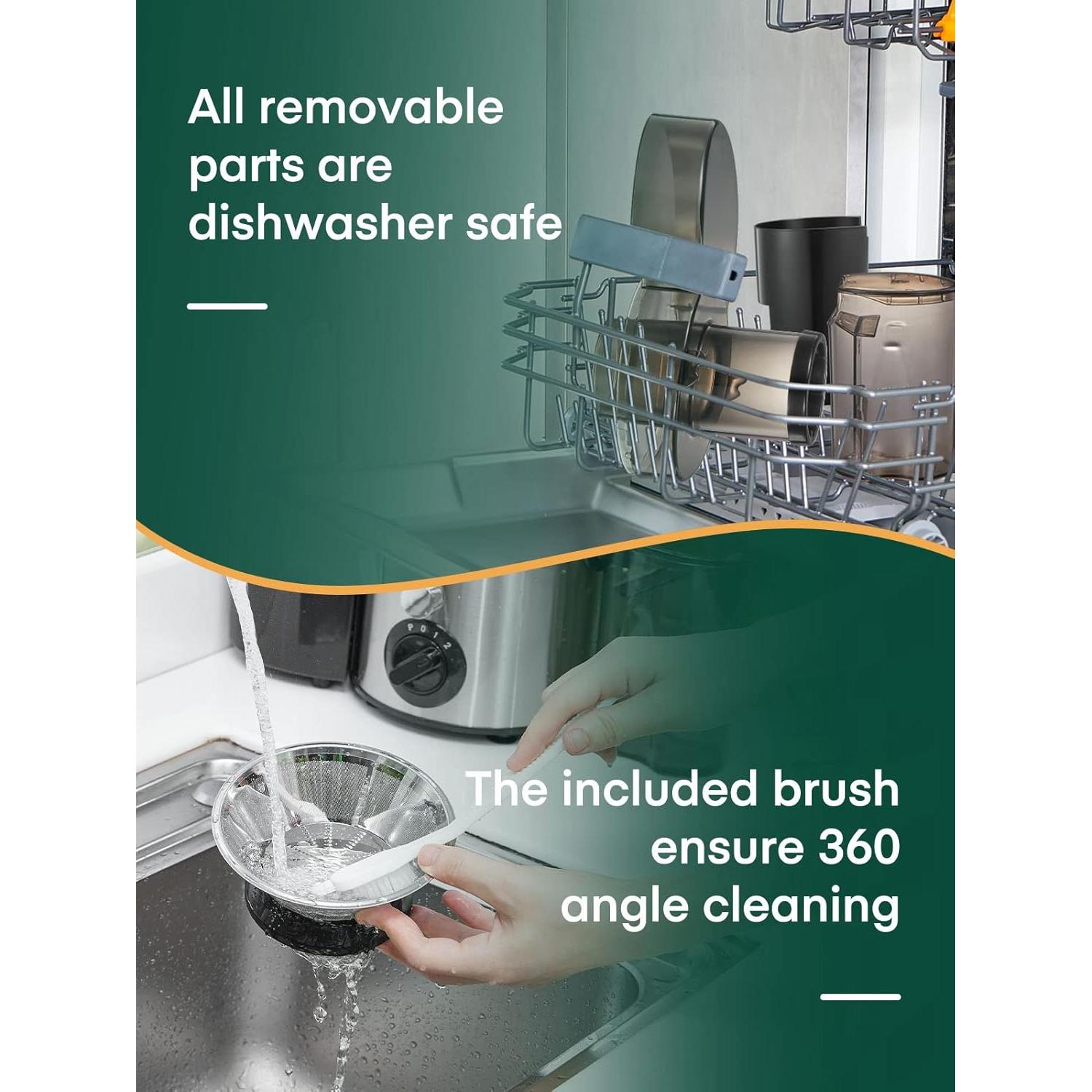 Extractor de Jugo HOUSNAT 400W Acero Inoxidable 3 Velocidades