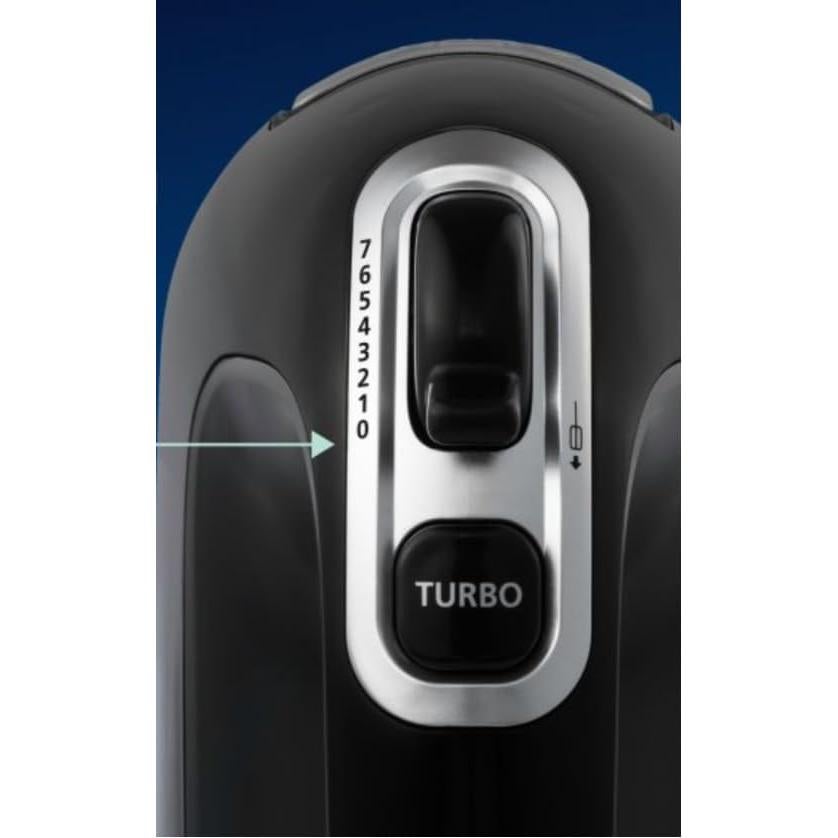 Batidora de Mano Oster 250W 7 Velocidades Super Aerator Negra