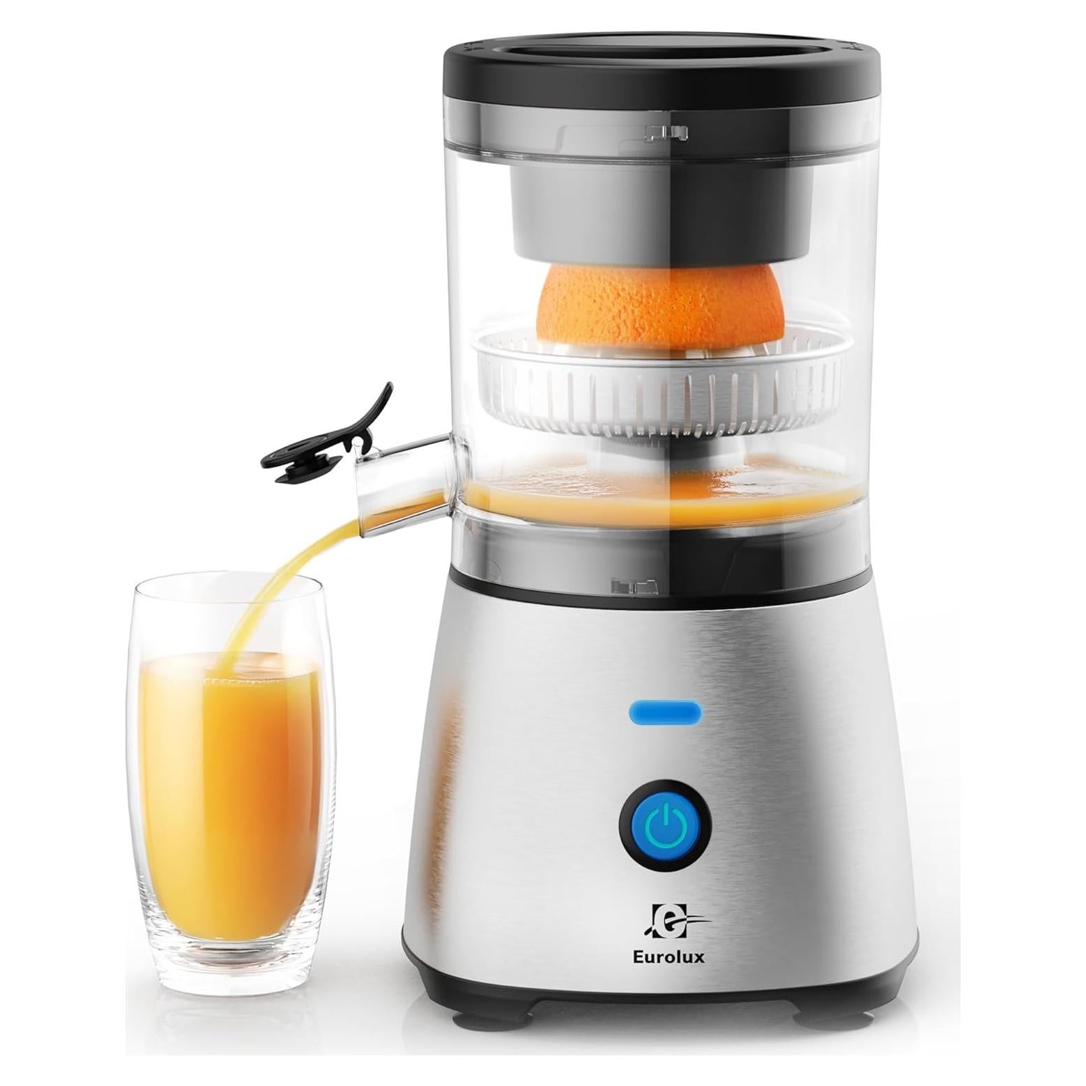 Exprimidor Eléctrico Eurolux ELCJ-4800 de Acero Inoxidable 300W