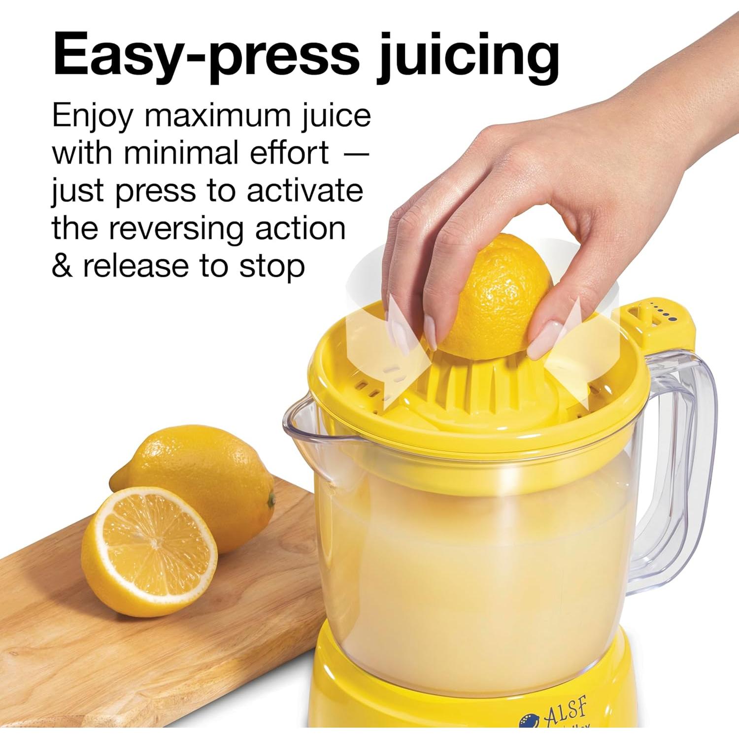 Exprimidora Eléctrica Proctor Silex 34 oz, Jarra Grande Amarilla