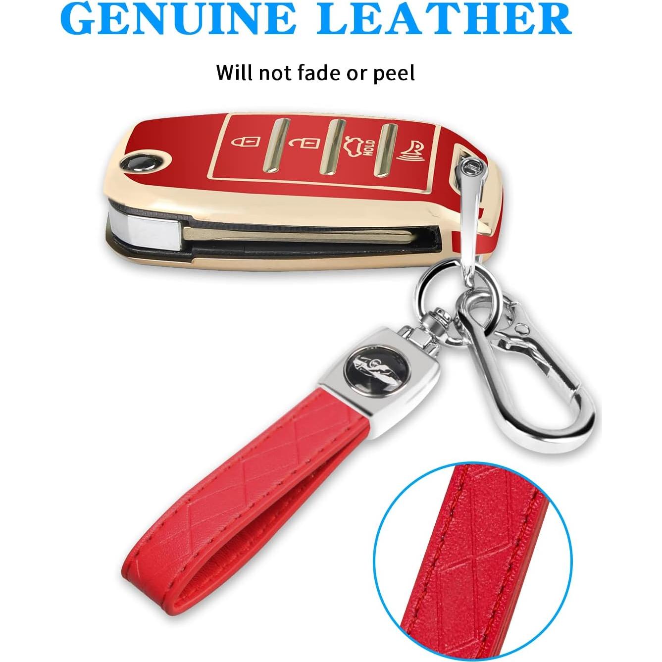 Funda de Llave Kia MILD EAST TPU 4 Botones Roja