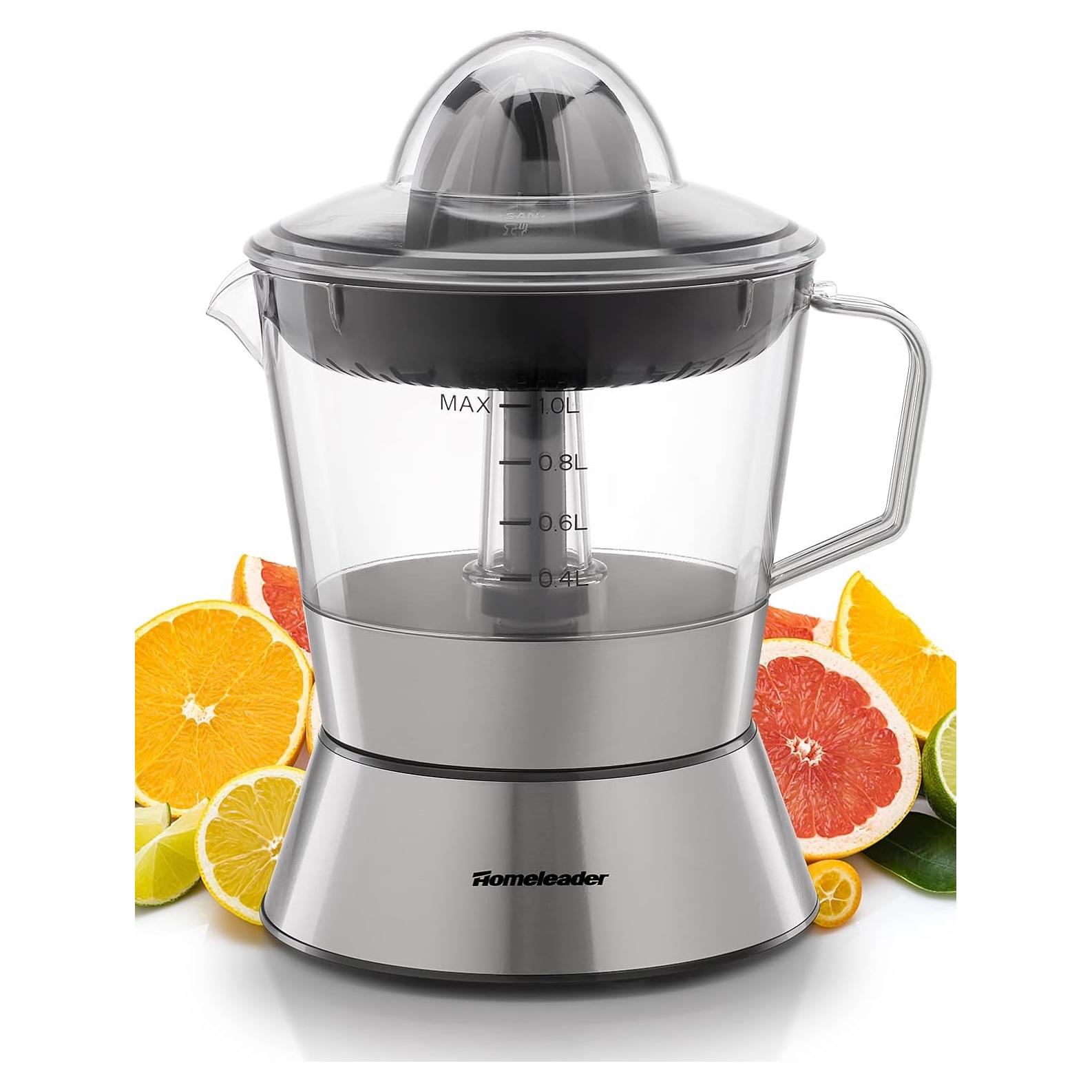Exprimidor Eléctrico de Cítricos Homeleader 70W con Filtro