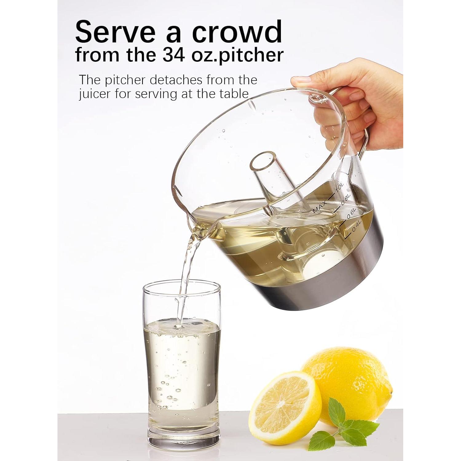 Exprimidor Eléctrico de Cítricos Homeleader 70W con Filtro