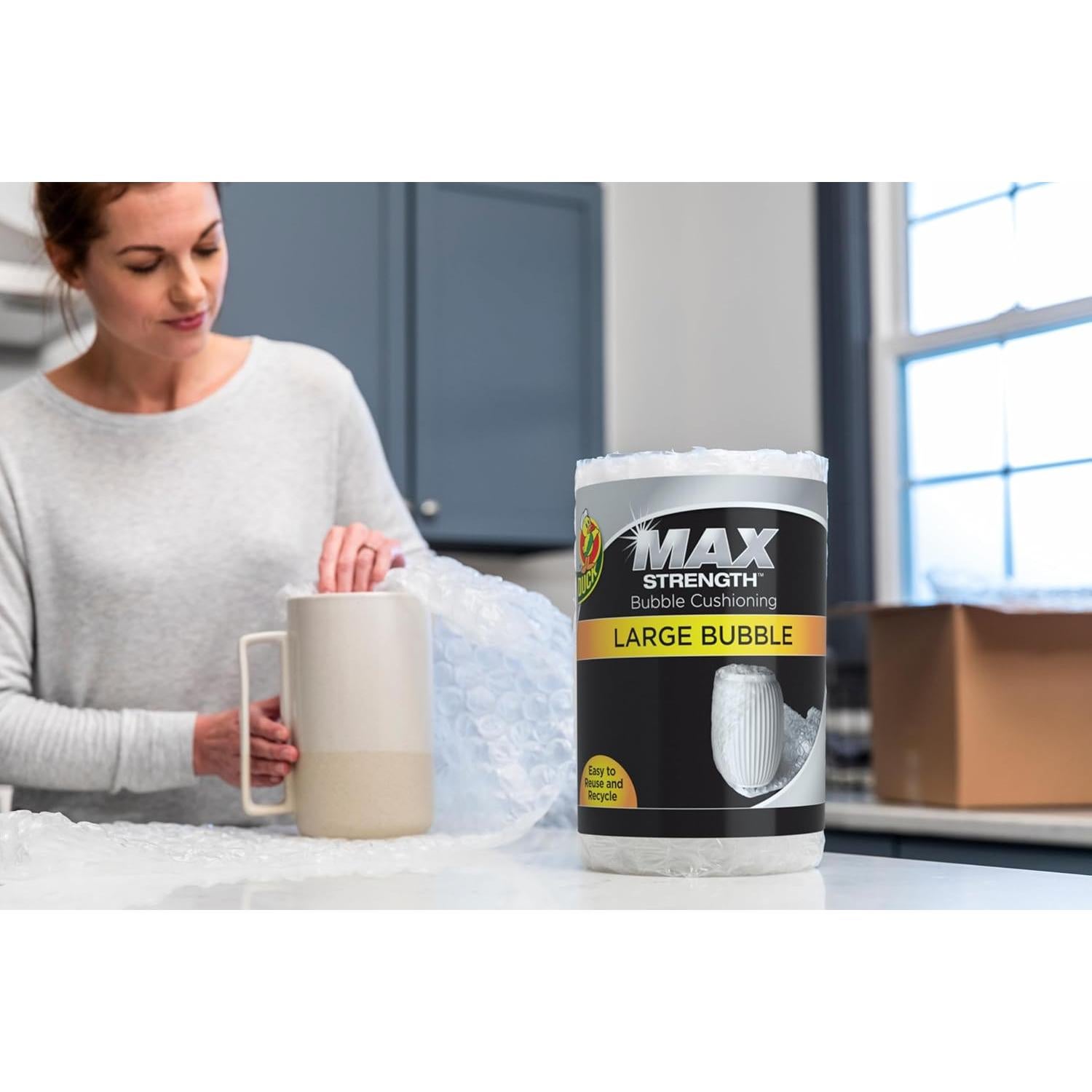 Envoltura de Burbuja Duck 4.57m Transparente para Mudanzas