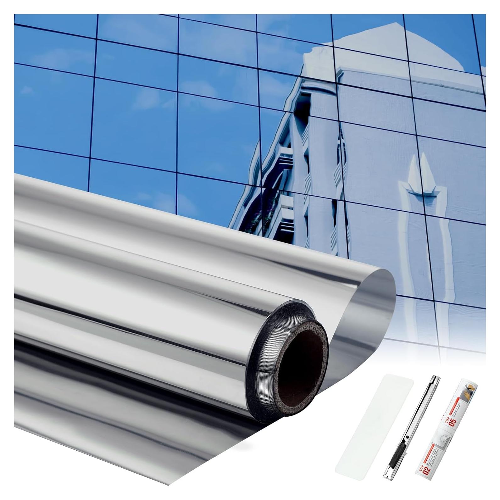 Película de Ventana Reflectante Pushglossy 66x8m Anti UV