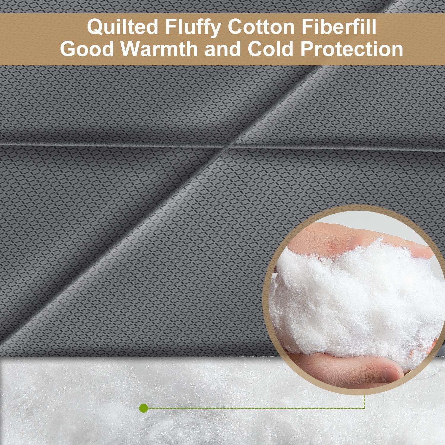 Cortina de Puerta Aislante Magnética TUZIER 34x81 Gris