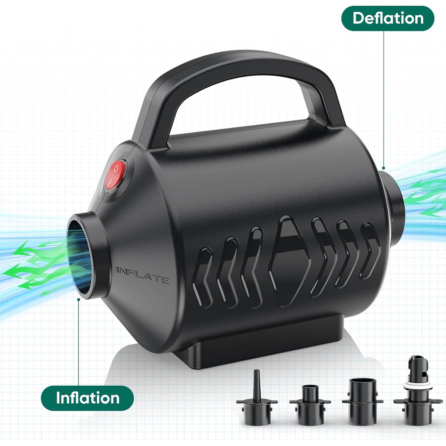 Bomba de Aire Eléctrica MAACLOUD 8605 400W Inflador Rápido