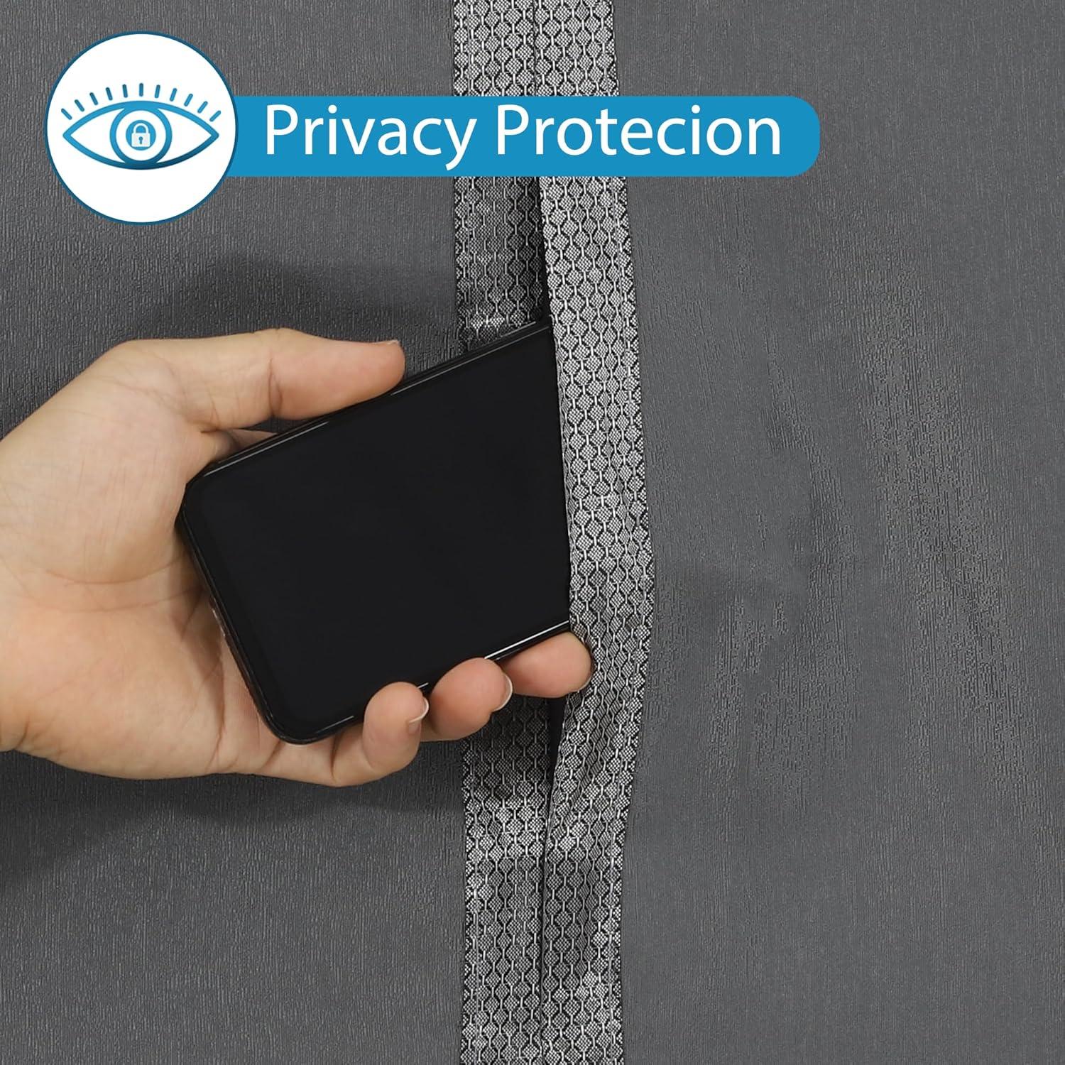 Cortina de Puerta Aislante Térmica Mpmedo 34x81 cm Gris