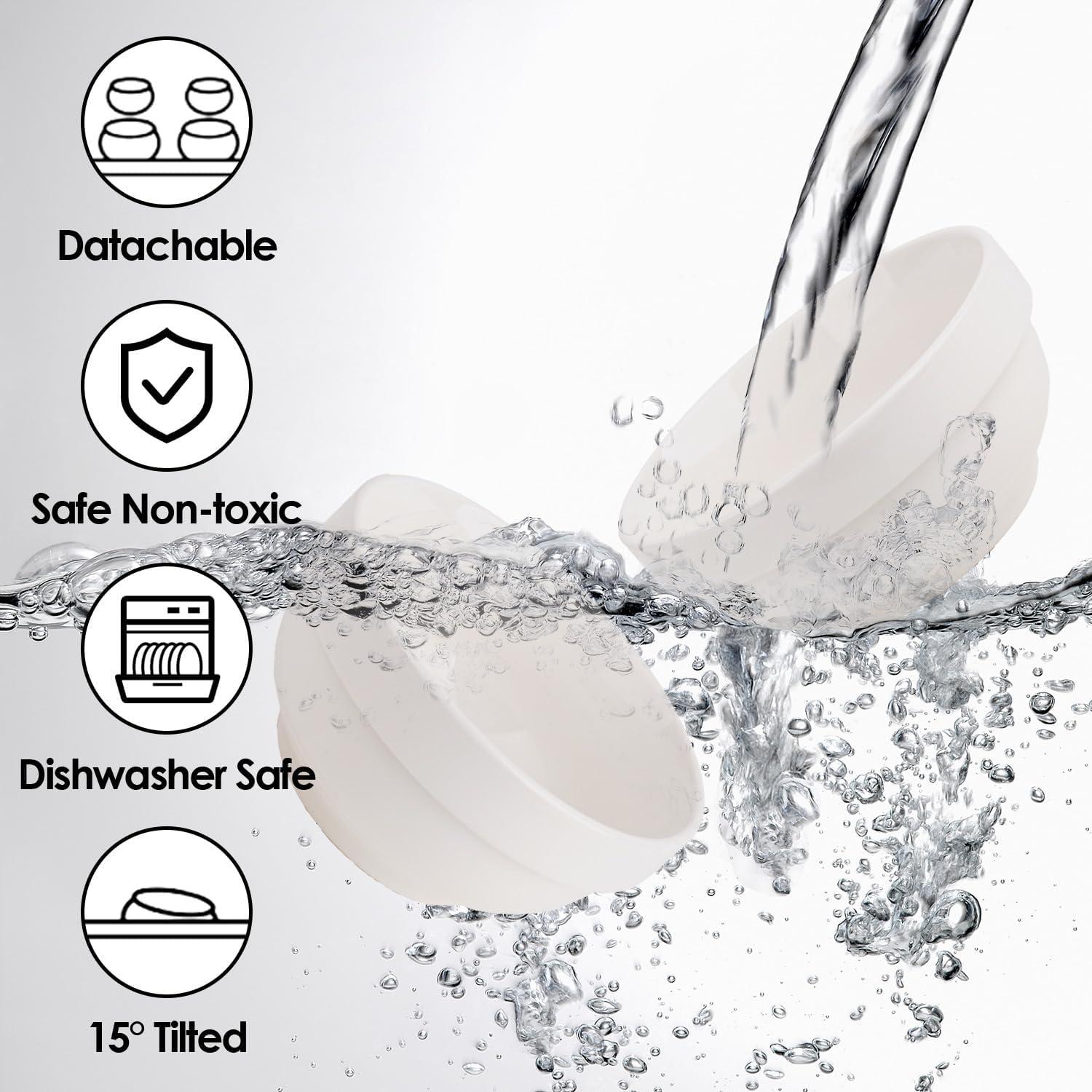 Juego de Tazones Dobles Elevados para Gatos Trundisan 12.7cm